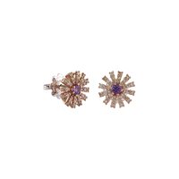 Ohrringe Damiani Dame Margherita in Gold Diamante Brown 0.44 Ct 20106395 - 20106395